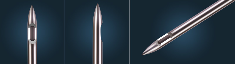 Pencil point(bullet-shaped)